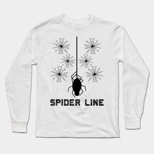 Black Spider Line Long Sleeve T-Shirt